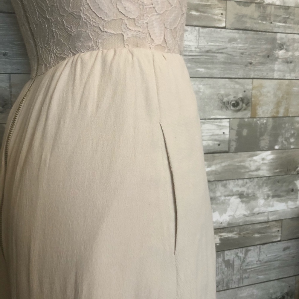 Sz 2 Cooperative Lace Cream Dress with Pockets! - Picture 5 of 6